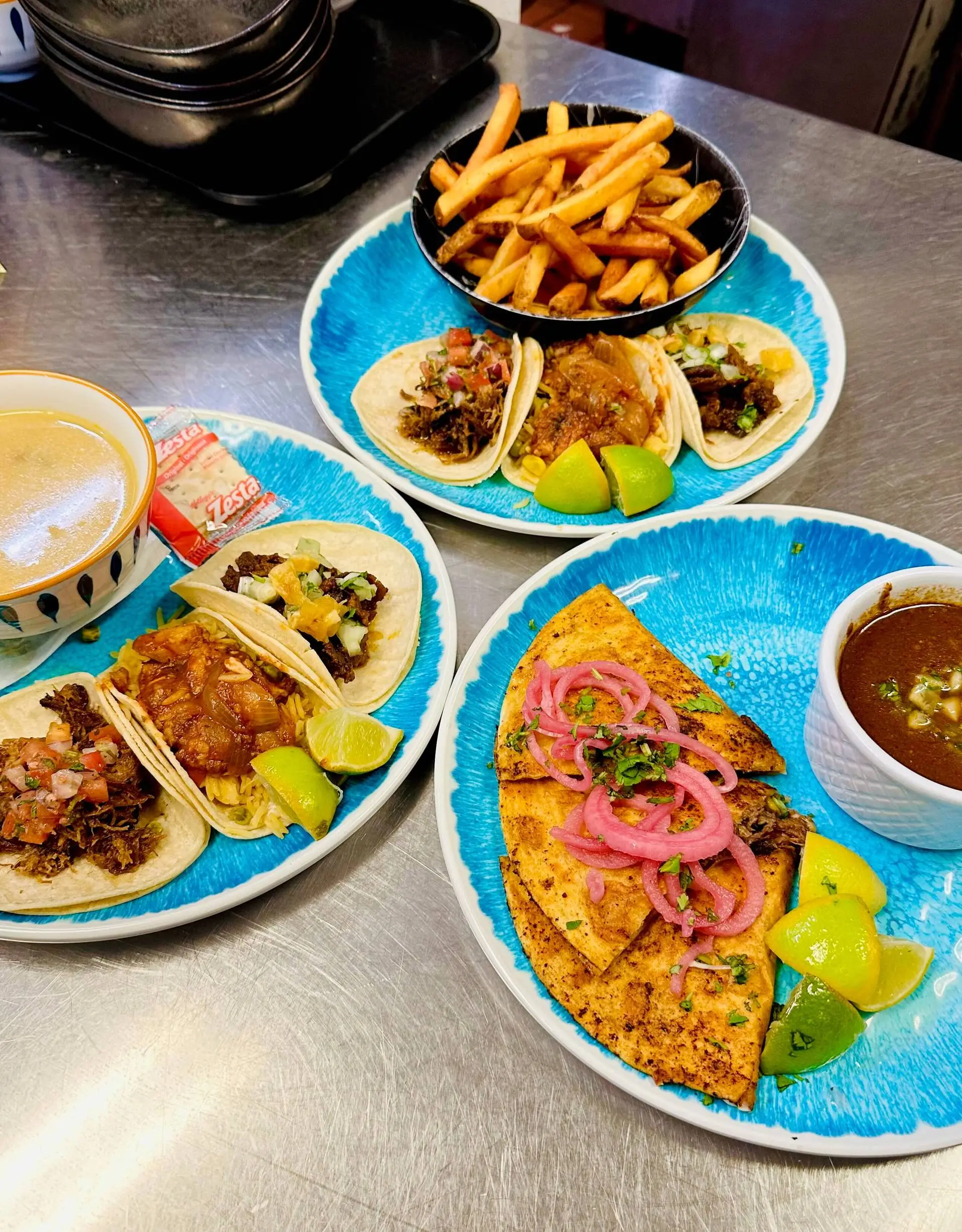 The Farmer's Cuisine East Indian restaurant interior on Keewatin Street in Winnipeg
