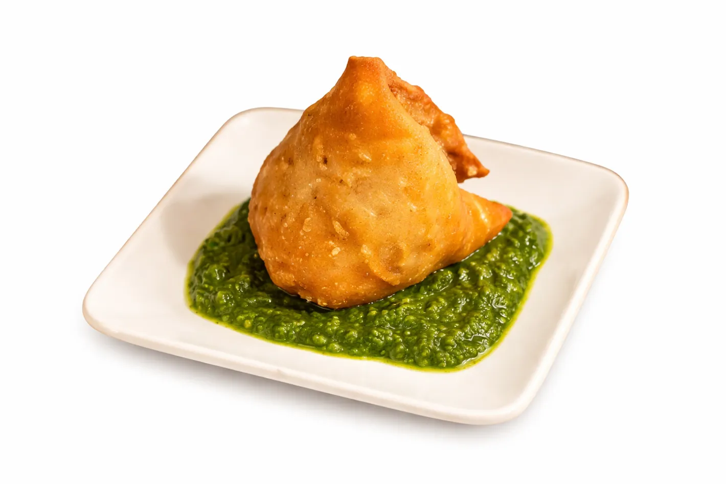 Samosas and Indian appetizers at The Farmer's Cuisine Winnipeg Keewatin Street